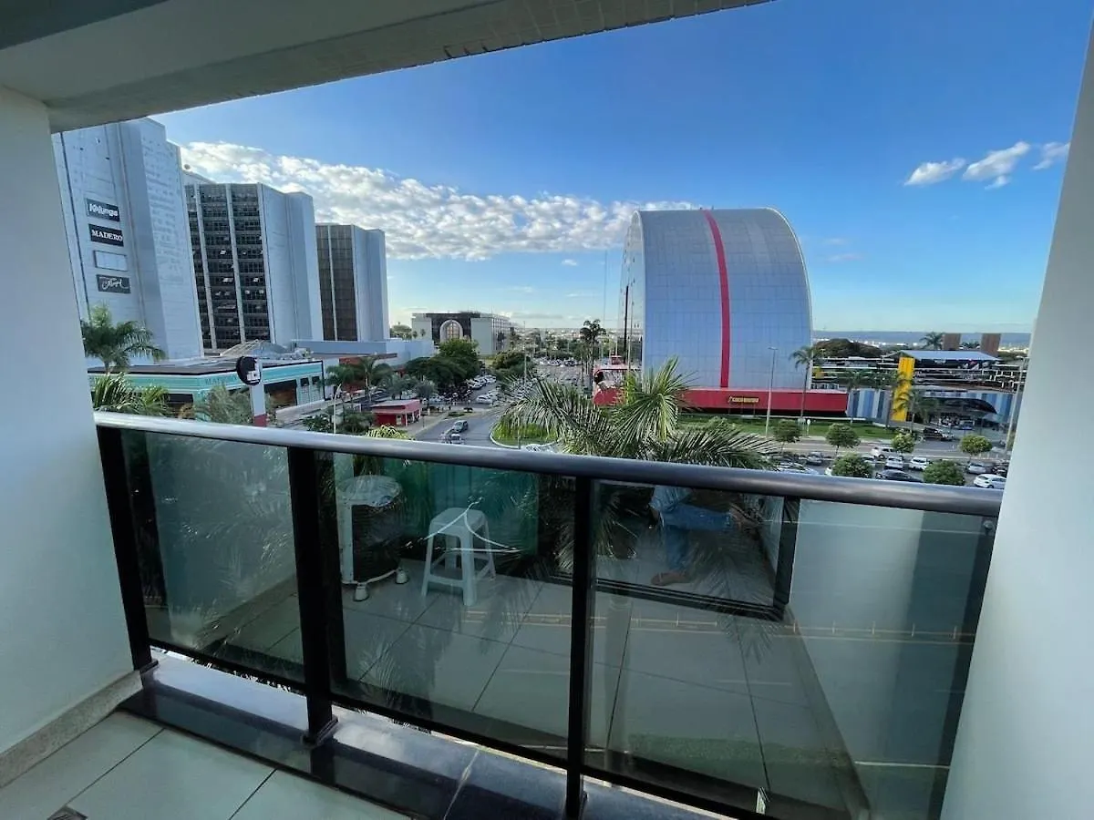 A309 Flat Aconchegante Prox. Brasilia Shopping Apartment 0*,  Brazil